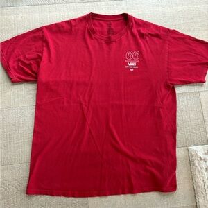 Vans Red T-Shirt, Size Extra Large, PLEASE READ FULL DESCRIPTION
